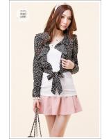 WJ8097 Long Sleeves Cardigan Black