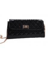 WB3018 Trendy Chain Bag Black