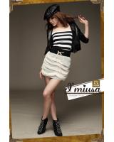 WP8299 Stylish Layer Skirt Almond