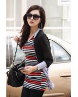WJ8284 Stylish Zipper Jacket Black
