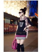 WP8599 Sexy Colourful Stripe Skirt As Picture