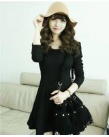 WD9230 Korea Fashion Dress Black