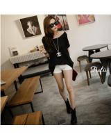 WT9203 Sexy Back Lace Top Black