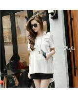 WT9203 Sexy Back Lace Top White