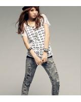 WT9204 Sexy Two Pieces Top White