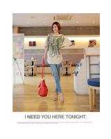 WT9205 Korea Fashion Top As Picture