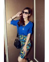 WT9211 Korea Fashion Top Blue