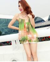 WT9213 Trendy Sexy Top Green