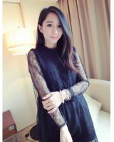 WD5551 Fashion Lace Dress Black