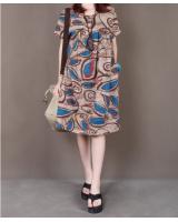 WD5873 Korea Fashion Dress Brown