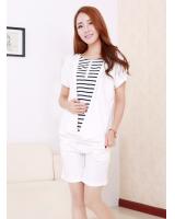 WT5888 Maternity Top and Pant White (1 Set)