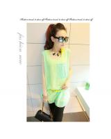 WT5932 Two Pieces Top Green