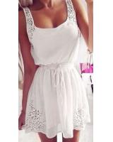 WD5980 Lovely Dress White