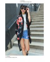 WJ3535 Stylish Floral Cardigan As Picture