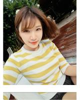 WT6404 Colourful Stripe Top Yellow