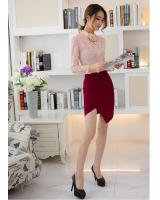 WT6676 Lace Top Pink