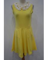 WD6895 Fashion Dress Yellow