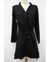 WD6902 Korea Stylish Dress Black