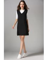 WD7105 Sleeveless Dress Black