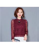 WT7115 Fashion Lace Top As Picture