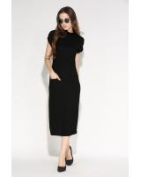 WD7139 Korea Fashion Dress Black