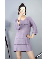 WD7211 Trendy Dress Light Purple