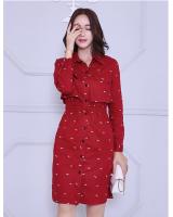 WD7309 Charming Dress Red