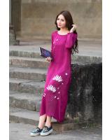WD7416 Elegant Dress Purple