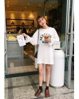 WD7591 Korea Trendy Dress White