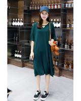 WD7593 Stylish Casual Dress Green