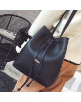 KW80079 Fashion Bucket Handbag Black