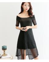WD3864 Elegant Dress Black