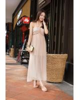 WD21357 Halter Neck Dress As Picture