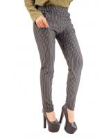 QA-386 Ladies Casual Striped Pant Bold Thin
