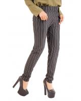 QA-386 Ladies Casual Striped Pant Bold Stripes