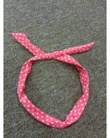 WB7656 Lovely Wire Headband Watermelon Pink