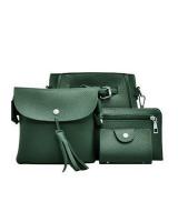 KW80770 4 in 1 Shoulder Women's Bag Dark Green