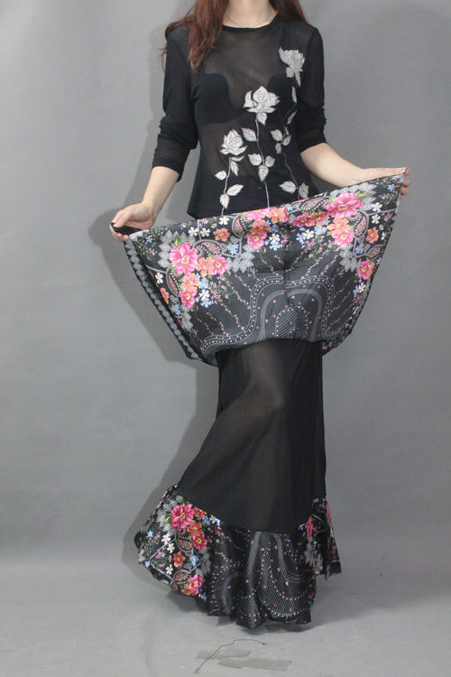 WP3503 Elegant Skirt Black
