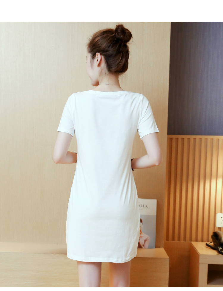 WD7588 Fashion Dress White