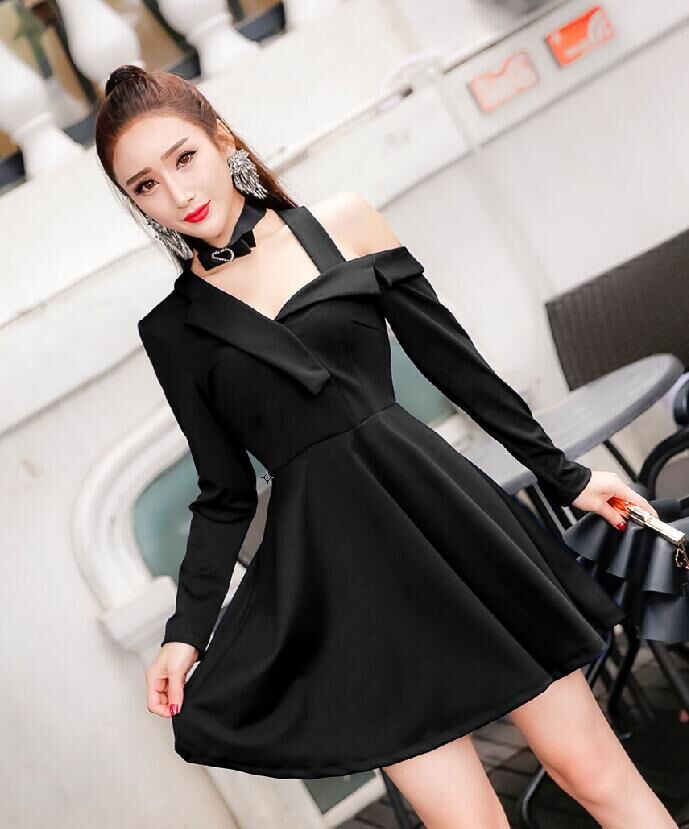 GW2103 Stylish Dress Black