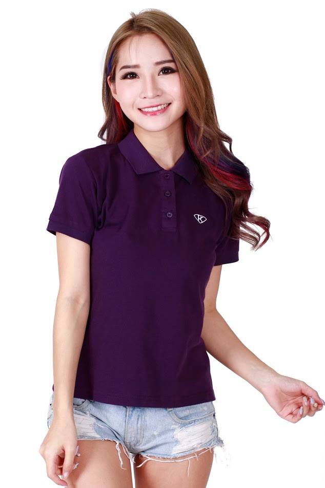 QA-311 Women Polo Shirt Purple