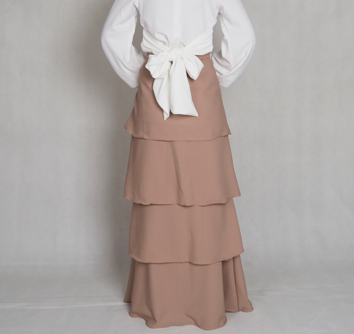 SW4868 Fashion Skirt (Plus Size) Dark Brown
