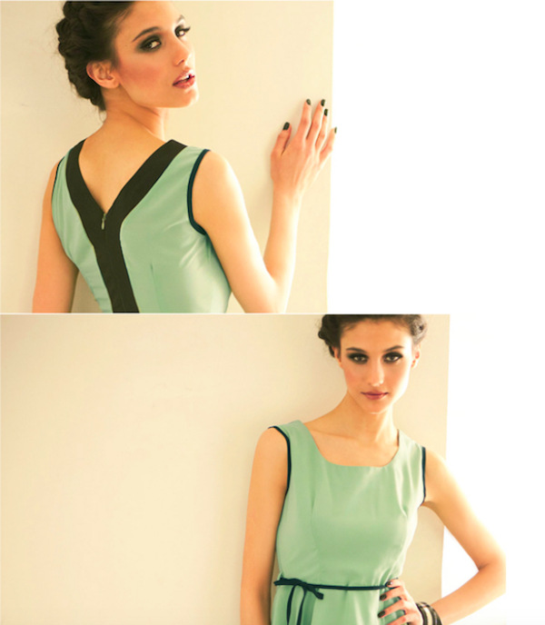 BM71015 Lovely Mini Dress Green