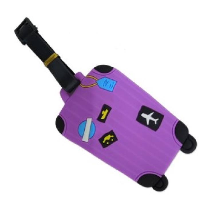RV018 Cute Luggage Tag Purple