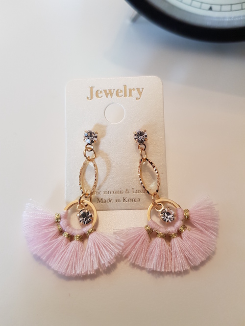 KR-070 Charming Earring Pink