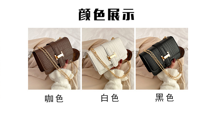 QA-897 Korean Fashion Chain Sling Bag Brown