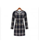 WD5437 Fashion Checker Dress As Picture