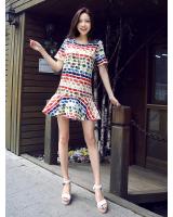 WD6108 Colourful Dress As Picture