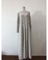 WH1127 Fashion Floral Jubah As Picture
