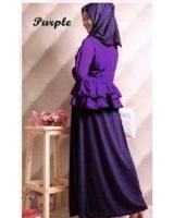 WT1122 Fashion Top and Skirt Purple